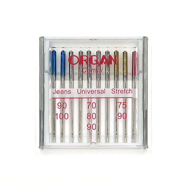 Assorted Organ Sewing Machine Needle Combi Set 10pcs.