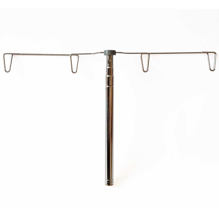 Telescopic thread stand for Toyota overlockers