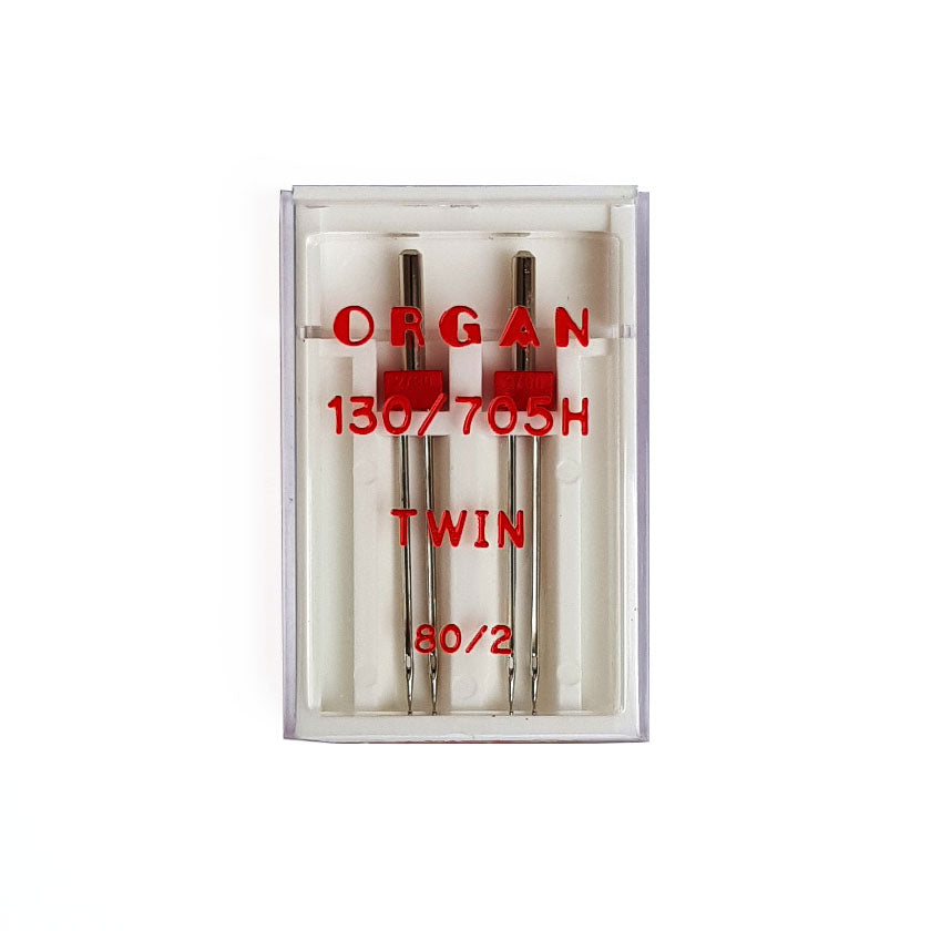 Organ Twin Needle 130/705H Size 80/2.0