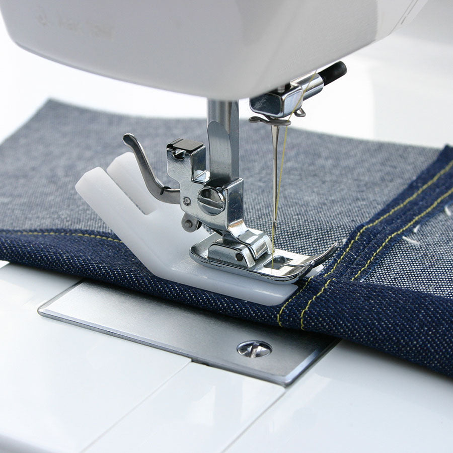 Jeans Support for when sewing over heavy seams