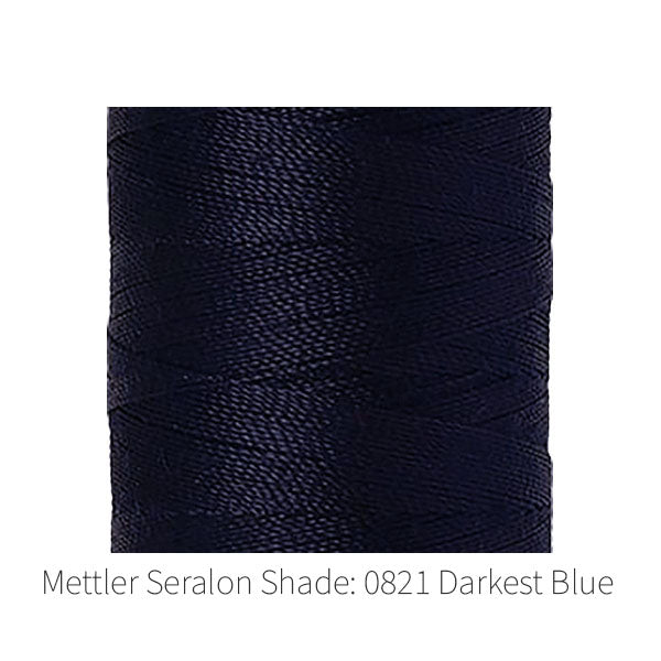 Mettler Seralon Shade: 0821 Darkest Blue