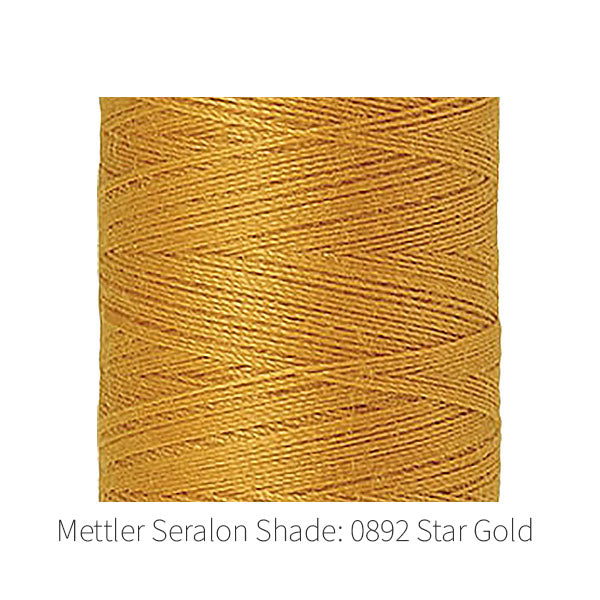 Mettler Seralon sewing thread Shade: 0892 Star Gold