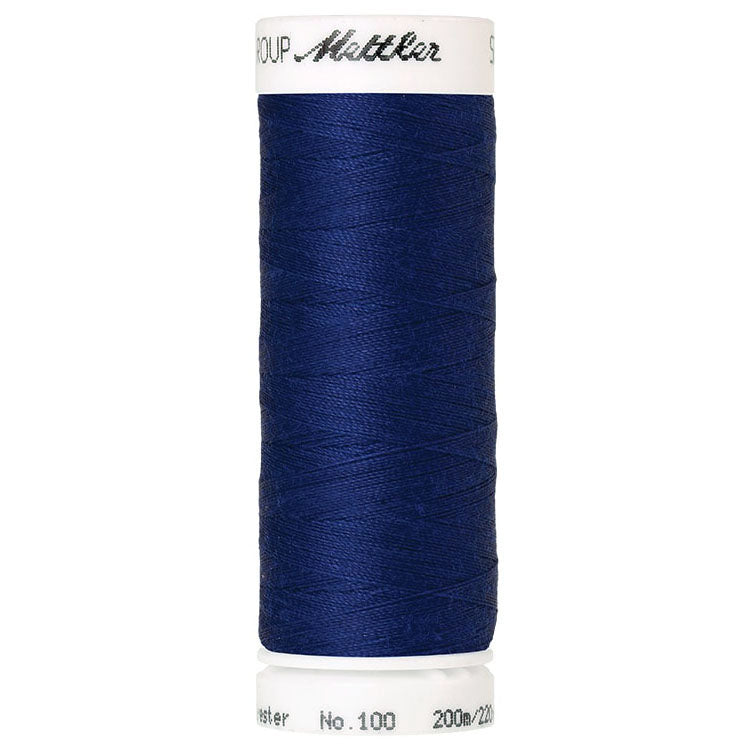 Mettler Seralon 100 Sewing Thread 200m Shade:1078 Fire Blue