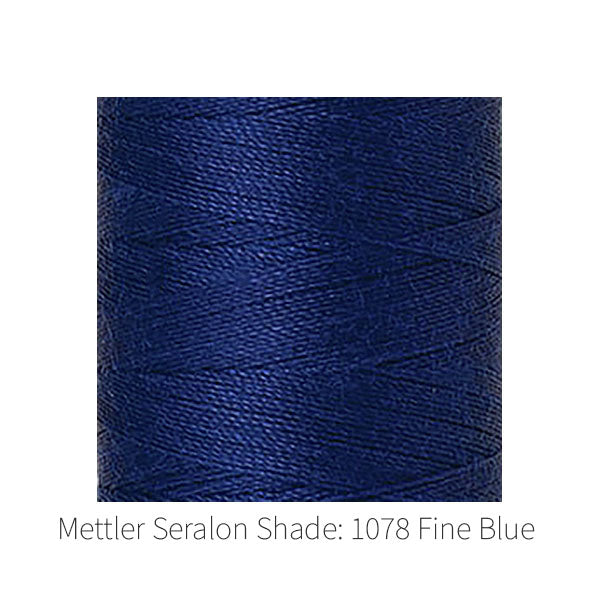 Mettler Seralon sewing thread Shade: 1078 Fire Blue