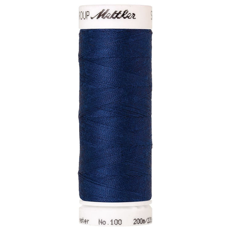 Mettler Seralon 100 Sewing Thread 200m Shade:1304 Imperial Blue
