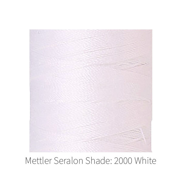 Mettler Seralon sewing thread Shade: 2000 White