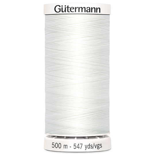 Gütermann Sew-All Thread 500m Shade:800 White