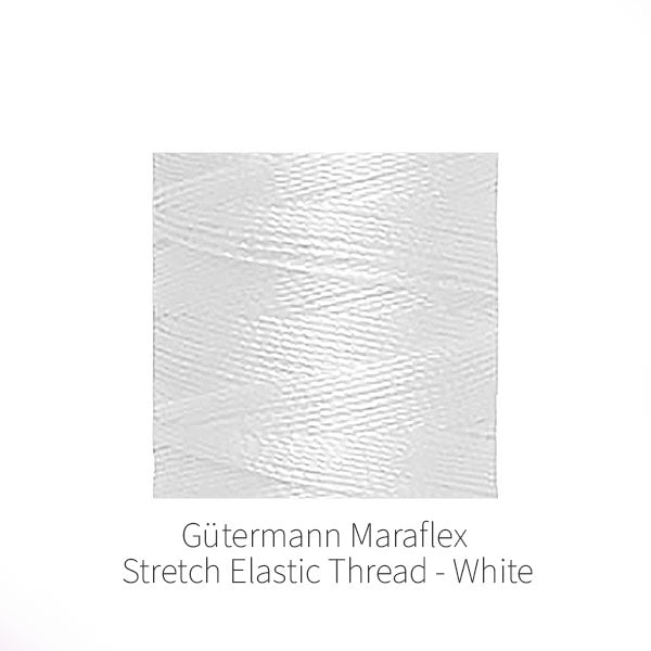 Gütermann Maraflex Stretch Elastic sewing Thread - White