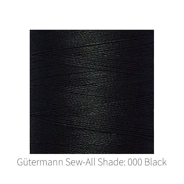 Gütermann Sew-All sewing thread Shade: 000 Black