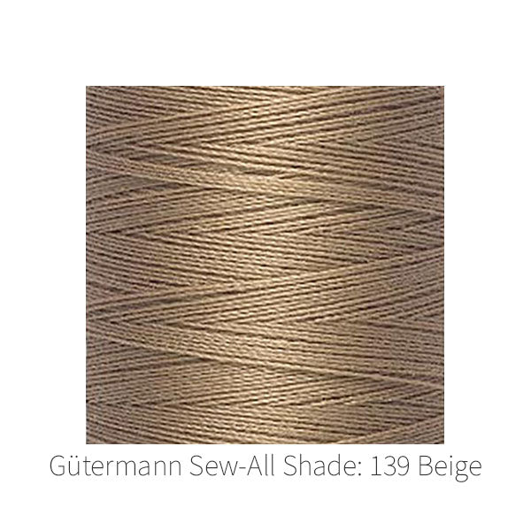 Gütermann Sew-All sewing thread Shade: 139 Beige