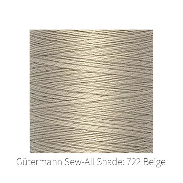 Gütermann Sew-All sewing thread Shade: 722 Beige