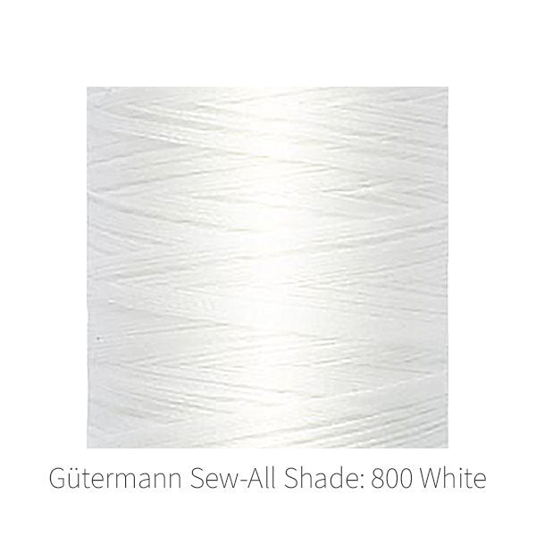 Gütermann Sew-All sewing thread Shade: 800 White