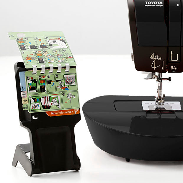 Toyota OEKAKI Renaissance - Black CPU sewing machine