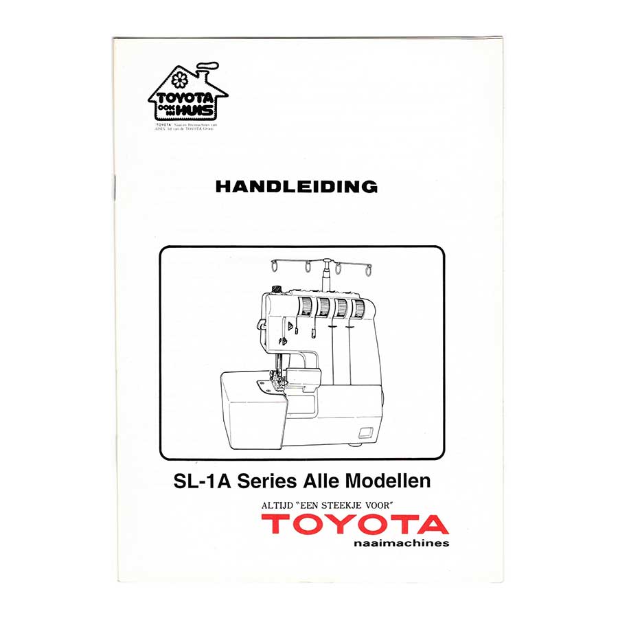 Toyota Overlocker SL-1A Series Instruction Manual