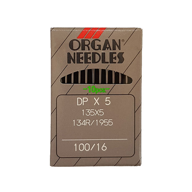 Organ 134R Needles for Industrial Sewing Machines 100/16
