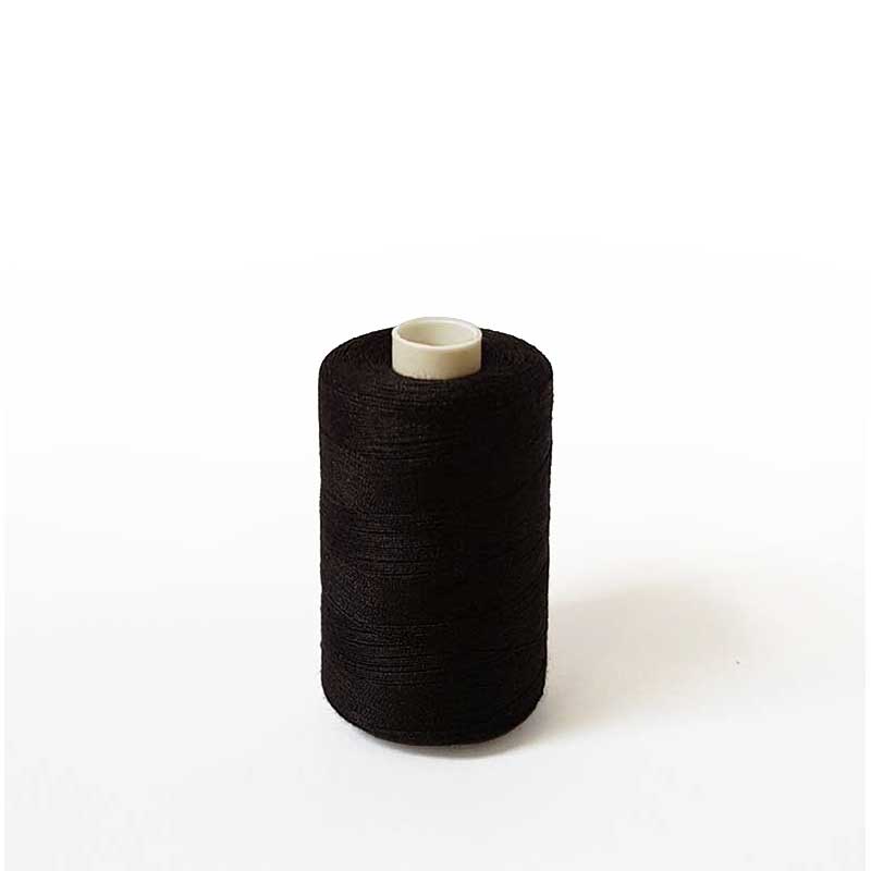 Budget Top Quality Polyester Sewing Thread 40/2 - Black 1000m