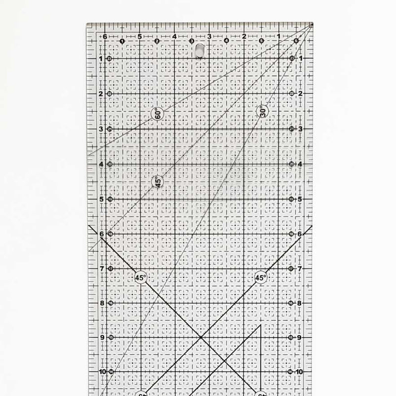 Acrylic Graph Quilting Ruler 24" x 6.5"