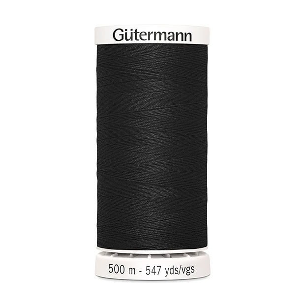 Gutermann Sew All Thread - Black 500m