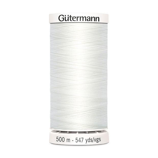 Gutermann Sew All Thread - White 500m