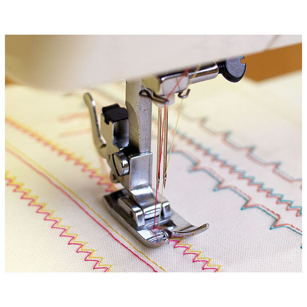 Twin needle sewing