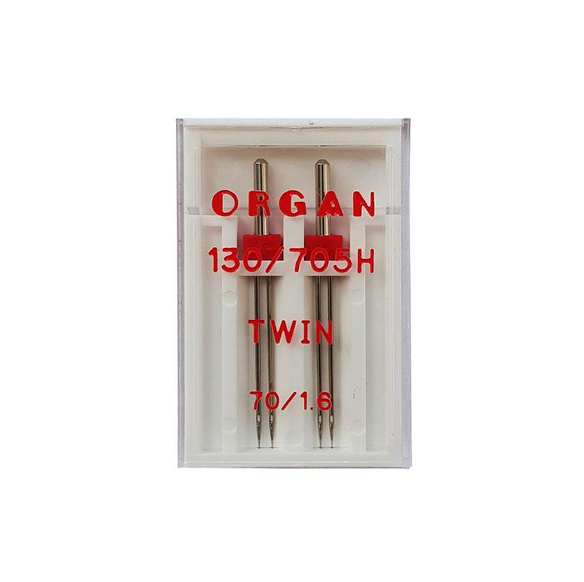 Organ Twin Needle 130/705H Size 70/1.6