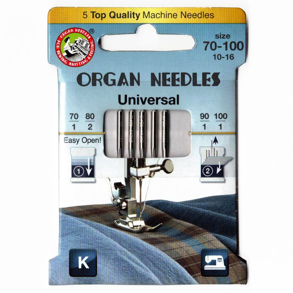 Organ Assorted Universal Sewing Machine Needle Set (5 pcs.) ECO pack